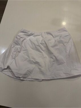 White Athletic Skort